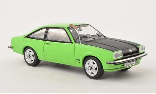 Opel Manta B B 1/43 Schuco GT/E groen/mat-zwart met Fuchsschwanz modelauto