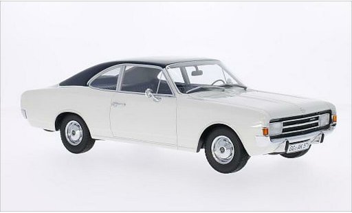 Opel Rekord C 1/18 Minichamps 1700 L Coupe wit/blauw 1966 modelauto