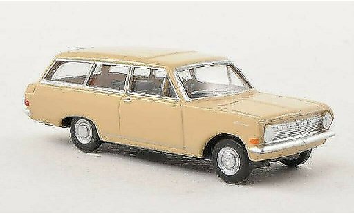 Opel Rekord Base 1/87 Herpa CarAVan beige modelauto