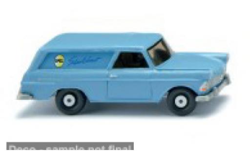 Modelauto Opel Rekord P2 Caravan blauw 1960 1/87 Wiking
