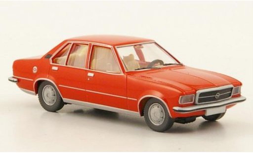 Opel Rekord D 1/87 Wiking rood modelauto