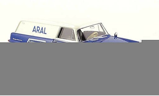 Opel Rekord P2 1/87 Brekina bestelwagen Aral Schlepperpflege modelauto