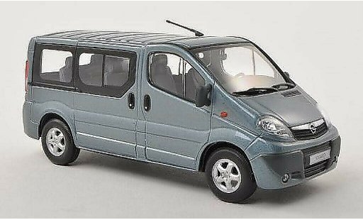 Opel Vivaro B 1/43 Minichamps Bus blauw-grijs modelauto