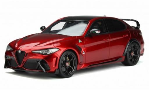 Modelauto Alfa Romeo Giulia gtam metallic rood 2020 1/18 Ottomobile