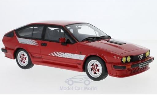 Modelauto Alfa Romeo Alfetta gtv6 V6 Production rood/Dekor 1984 1/18 Ottomobile