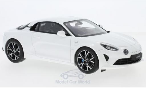 Modelauto Alpine A110 pure metallic wit 2018 1/18 Ottomobile