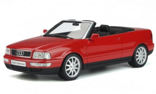 Modelauto Audi 80 2.8 e quattro (B4) Cabriolet rood 2000 1/18 Ottomobile
