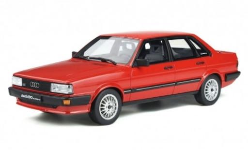 Modelauto Audi 80 quattro berline (B2) rood 1983 1/18 Ottomobile