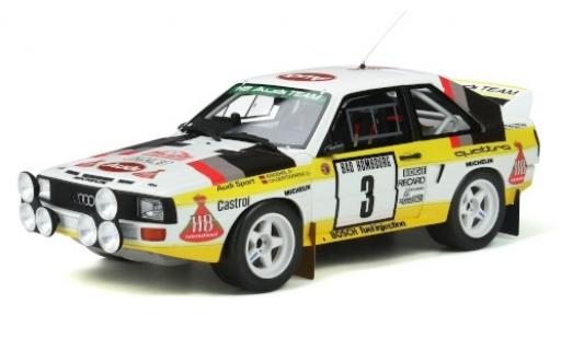 Modelauto Audi Sport Quattro rallye Gr.B No.3 HB Team HB Rally Monte Carlo 1985 W.R&Atilde;&para;hrl/C.Geistd&Atilde;&para;rfer 1/18 Ottomobile