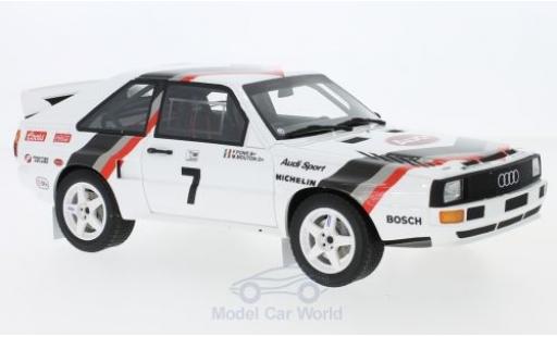 Modelauto Audi Sport Quattro rallye No.7 Pikes Peak 1984 M.Mouton 1/18 Ottomobile