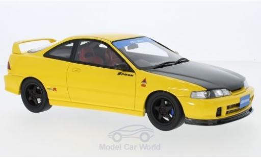 Modelauto Honda Integra DC2 () Spoon geel/zwart RHD 1998 1/18 Ottomobile