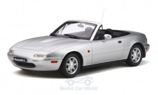 Modelauto Mazda MX-5 Base -5 grijs 1990 1/18 Ottomobile