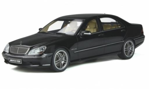 Modelauto Mercedes Classe S AMG S 65 (W220) metallic zwart 2004 1/18 Ottomobile