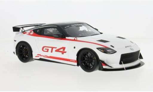 Modelauto Nissan Z GT4 Nissan Z wit 2022 1/18 Ottomobile