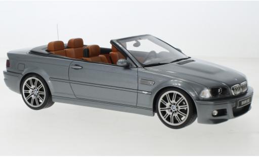 Modelauto Bmw M3 Cabriolet (E46) metallic grijs 2004 1/18 Ottomobile