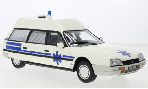 Modelauto Citroen CX ambulance Stationwagen Quasar Heuliez wit 1987 1/18 Ottomobile