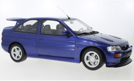 Modelauto Ford Escort Cosworth RS metallic blauw 1993 1/12 Ottomobile