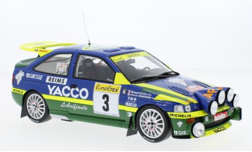 Modelauto Ford Escort Cosworth RS No.3 Yacco Rally WM Rally Monte Carlo 1996 1/18 Ottomobile