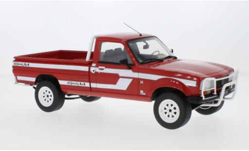 Modelauto Peugeot 504 Pick Up Dangel rood 1993 1/18 Ottomobile