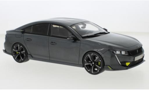 Modelauto Peugeot 508 Sport Engineered metallic grijs 2020 1/18 Ottomobile