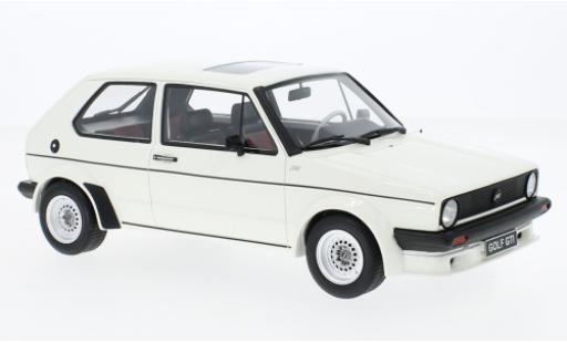 Modelauto Volkswagen Golf GTI I departement wit 1982 1/18 Ottomobile