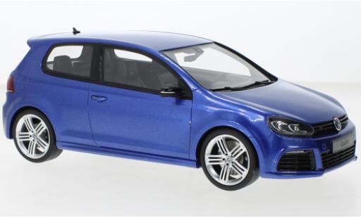 Modelauto Volkswagen Golf R VI metallic blauw 2010 1/18 Ottomobile