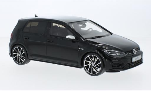 Modelauto Volkswagen Golf R VII metallic zwart 2017 1/18 Ottomobile
