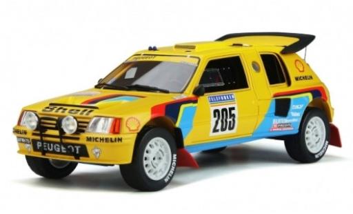Modelauto Peugeot 205 Turbo 16 T16 Grand Raid No. S Rally Paris Dakar 1987 A.Vatanen/B.Giroux 1/18 Ottomobile