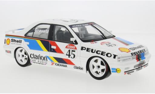 Modelauto Peugeot 405 Mi16 Mi 16 BTCC 1992 Talbot Sport #45 1/18 Ottomobile
