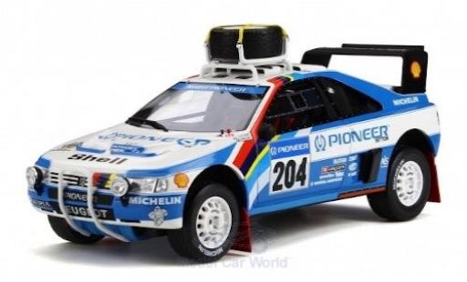 Modelauto Peugeot 405 Turbo 16 T16 Grand Raid No.204 Rally Paris Dakar 1989 A.Vatanen/B.Berglund 1/18 Ottomobile