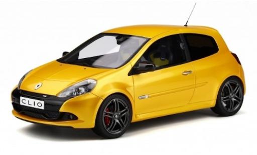 Modelauto Renault Clio RS 3 Phase 2 Sport Cup metallic geel 2010 1/18 Ottomobile