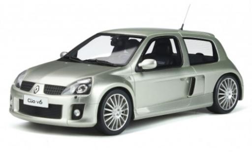 Modelauto Renault Clio V6 Phase 2 grijs 2003 1/18 Ottomobile