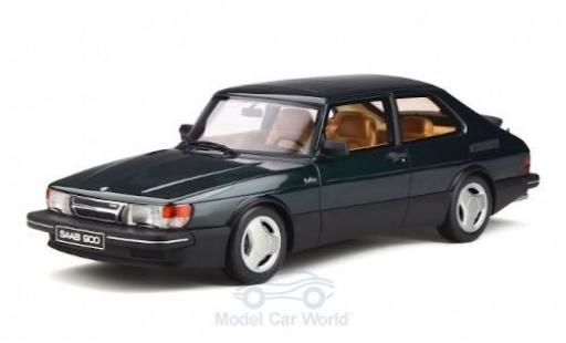 Modelauto Saab 900 Aero Turbo 16V Mk1 metallic groen 1984 1/18 Ottomobile