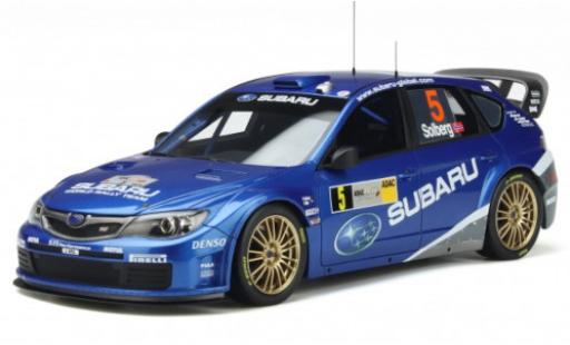 Modelauto Subaru Impreza WRC (S14) No.5 World Rally Team Rally WM Rally Duitsland 2008 P.Solberg/P.Mills 1/18 Ottomobile