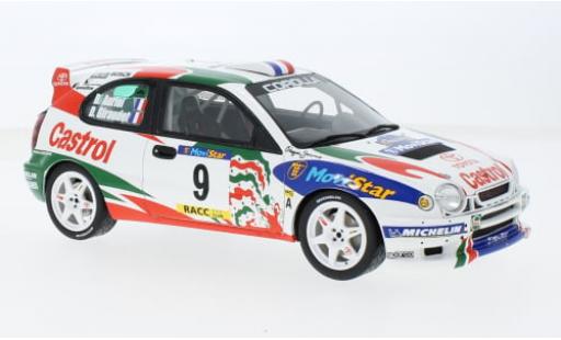 Modelauto Toyota Corolla WRC No.9 Team Europe Rally WM Rally Catalunya 1998 1/18 Ottomobile