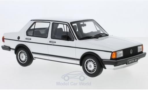 Modelauto Volkswagen Jetta I MK1 GLI wit 1983 1/18 Ottomobile