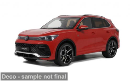 Modelauto Volkswagen Tiguan R-Line E TSI rood 2024 1/18 Ottomobile