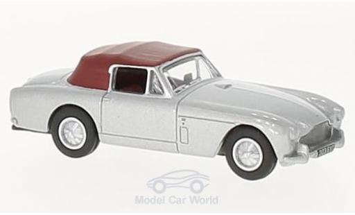 Modelauto Aston Martin DB2 mkiii dhc grijs/mat-rood 1/76 Oxford