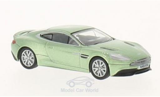 Modelauto Aston Martin Vanquish coupe metallic groen RHD 1/76 Oxford