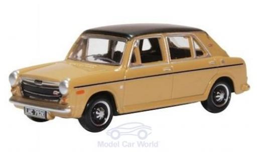 Modelauto Austin 1300 berline beige/mat-zwart RHD 1/76 Oxford