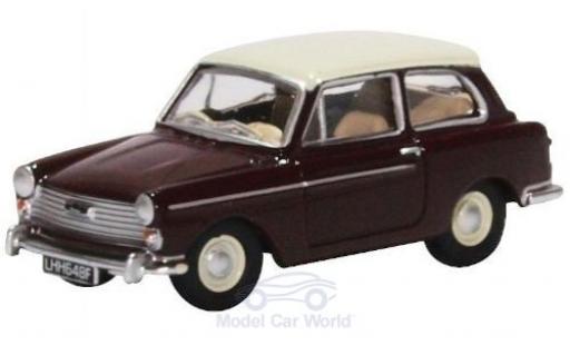 Modelauto Austin A40 berline MKII rood/beige 1/76 Oxford