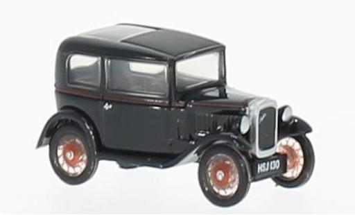 Modelauto Austin Seven berline RN Saloon zwart 1/76 Oxford