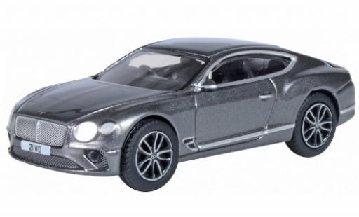 Modelauto Bentley Continental GT metallic grijs RHD 1/76 Oxford