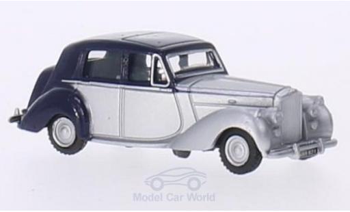 Modelauto Bentley Mark 6 berline MkVI blauw/grijs RHD 1/76 Oxford