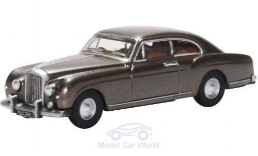Modelauto Bentley S1 berline Continental Fastback metallic grijs 1/76 Oxford