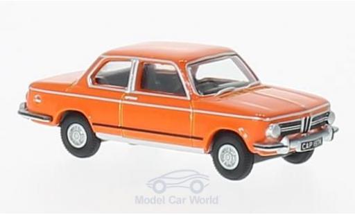 Modelauto Bmw 2002 berline oranje RHD 1/76 Oxford
