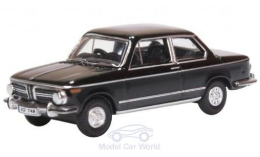 Modelauto Bmw 2002 berline zwart 1/76 Oxford