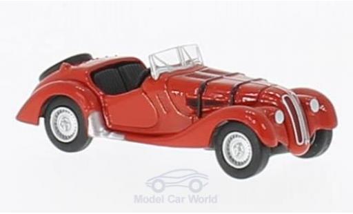 Modelauto Bmw 328 berline rood 1/76 Oxford
