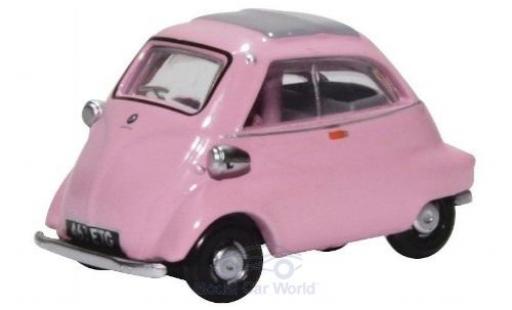 Modelauto Bmw Isetta citadine roze 1/76 Oxford