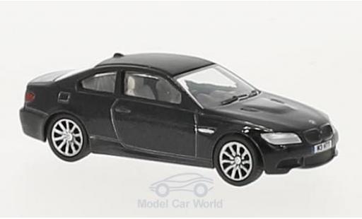 Modelauto Bmw M3 Coupe (E92) metallic zwart RHD 1/76 Oxford